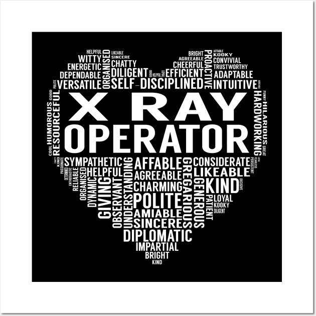 X Ray Operator Heart Wall Art by LotusTee